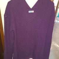 Maglia bordeaux a costa