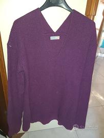 Maglia bordeaux a costa