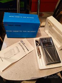 Wave-Sonic Micro Cassette Tape Recorder