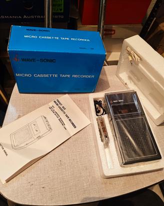 Wave-Sonic Micro Cassette Tape Recorder