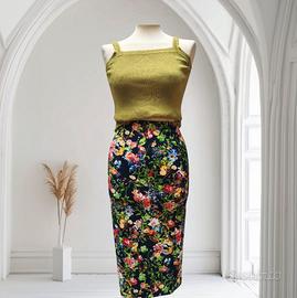 gonna longuette GLAMOROUS più top