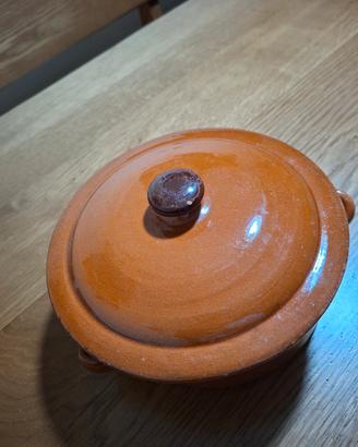 casseruola in coccio 