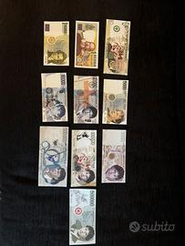 Banconote Banco Padano Lega Nord U.Bossi