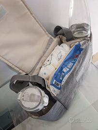 BORSA PORTA BIBERON E PANNOLINI DA PASSEGGINO