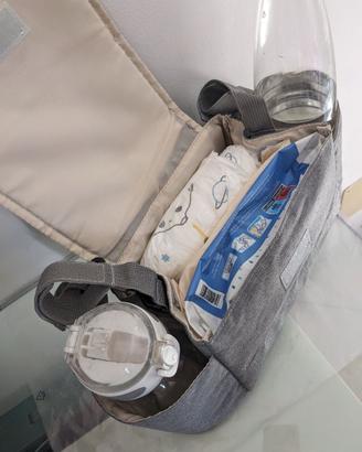 BORSA PORTA BIBERON E PANNOLINI DA PASSEGGINO