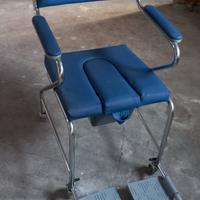 Sedia comodina, comoda, da comodo per anziani