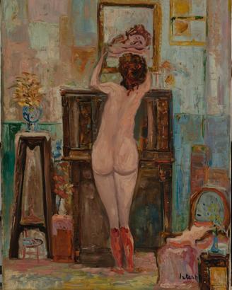 Quadro di Antonio Ialenti, "Interno"