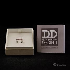 VERETTA GIRODITO  ORO 18KT RUBINI CT 0.97 NATURALI