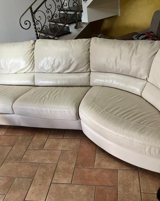 Divano letto natuzzi in pelle