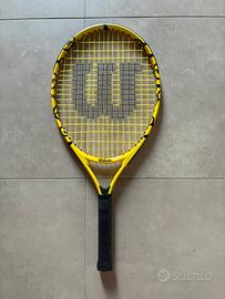 Racchetta tennis bambino con zaino