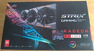 Scheda video ASUS ROG Strix RX480 8Gb di memoria