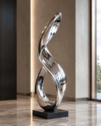 Sculture di arredo in acciaio inox
