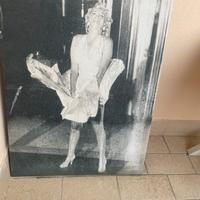 Stampa di Marilin Monroe su tela