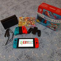 Nintendo switch sport console usata con MK8 e Mari