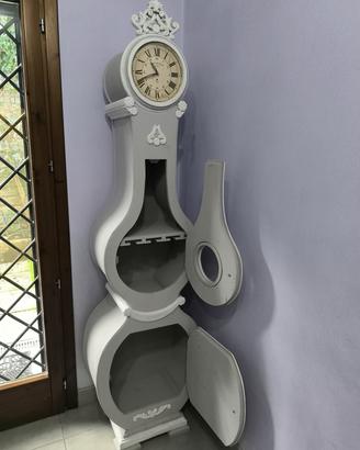 orologio a cassa lunga shabby chic 2