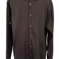 Camicia da uomo in cotone nero - Prada