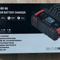 🔋 Caricabatteria Auto 12V/24V Intelligente - NUOV
