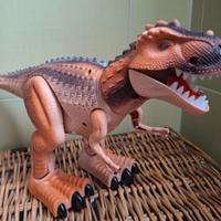 Dinosauro che Cammina con luci e suoni
