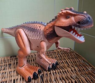 Dinosauro che Cammina con luci e suoni