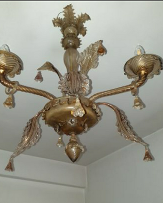 Anni 20 Lampadario Murano