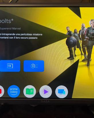 Smart TV LED SABA 24"  – Pari al nuovo con Garanzi