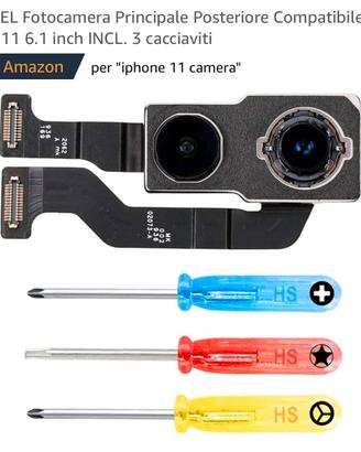 Ricambio camera posteriore iPhone 11 nuova