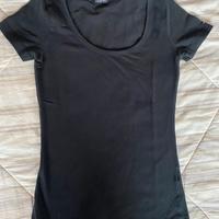 T-shirt nera Motivi tg. S