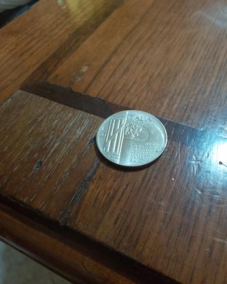 Moneta 20 Lire d'Argento 1928 "Cappellone" Vittori