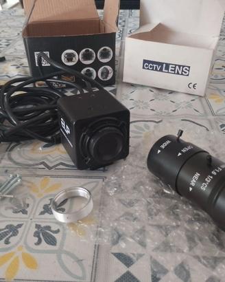 telecamera ELP 4K USB 16MP + Obiettivo Varifocale
