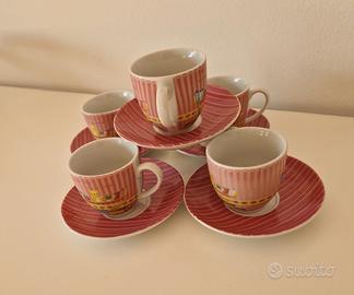 Tazzine da caffè vintage in porcellana fine