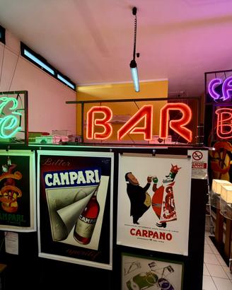 Insegna luminosa BAR Vintage ‘80/‘90 a Tubo Neon