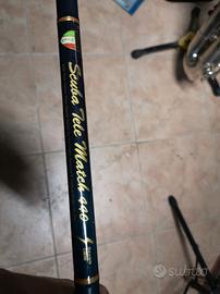 canna da pesca in carbonio milo telematch 440