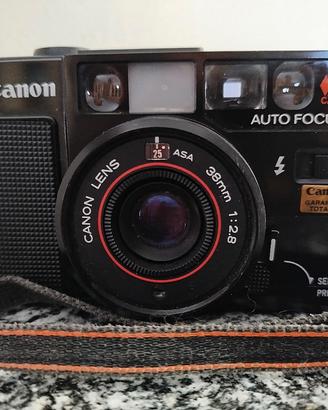 fotocamera analogica Canon af35 testata e fu