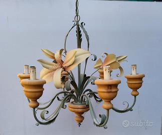coppia di lampadari  stile fiorentino 