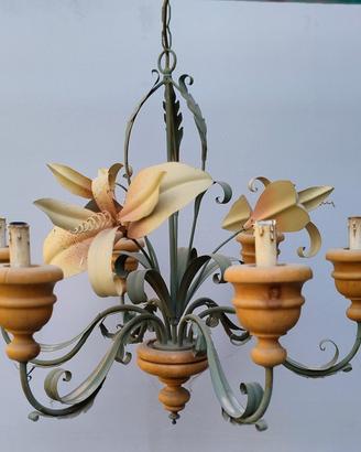 coppia di lampadari  stile fiorentino 