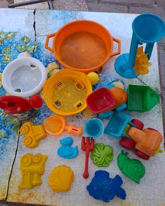 Giocattoli per la spiaggia 