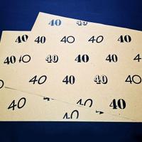 Carta da pacchi quarantesimo / 40 anni