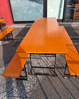 tavolo  da birreria 220x70 