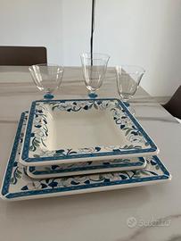 raffinati piatti storici della ceramica Tiffany