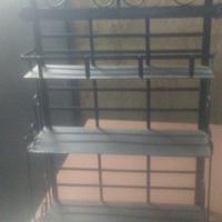 sella in ferro + tris lanterne