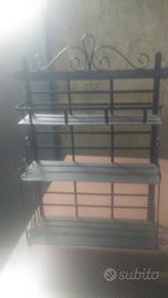 sella in ferro + tris lanterne