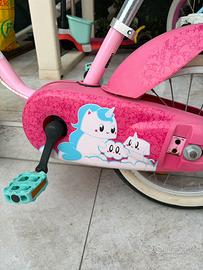 Bicicletta bambina rosa con unicorno – usata