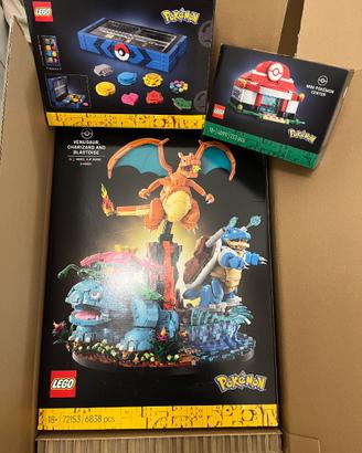 Lego Venusaur, Charizard e Blastoise + Omaggi 🔥🔥