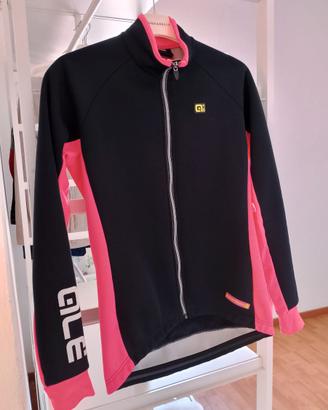 Giacca invernale Donna bici ALÉ nera/rosa Taglia M