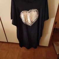 maxi maglia in cotone 