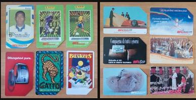 CARD SIMPSON, GARFIELD , MONDIALI FRANCIA 98