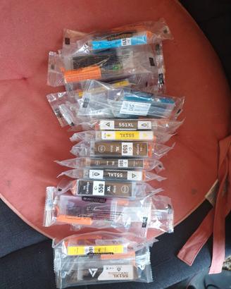 Set cartucce compatibili chip canon pixma mx925
