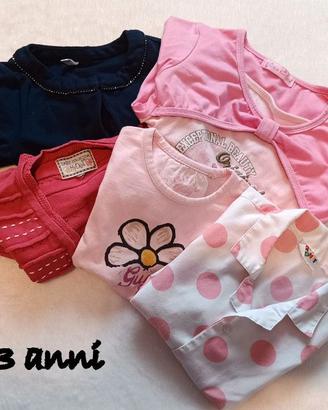 Set 5 pezzi bimba. 3anni.