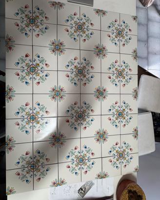 Pannello decorato a mano