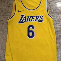 Canotta NBA Lakers LeBron James 6 Originale Nike 